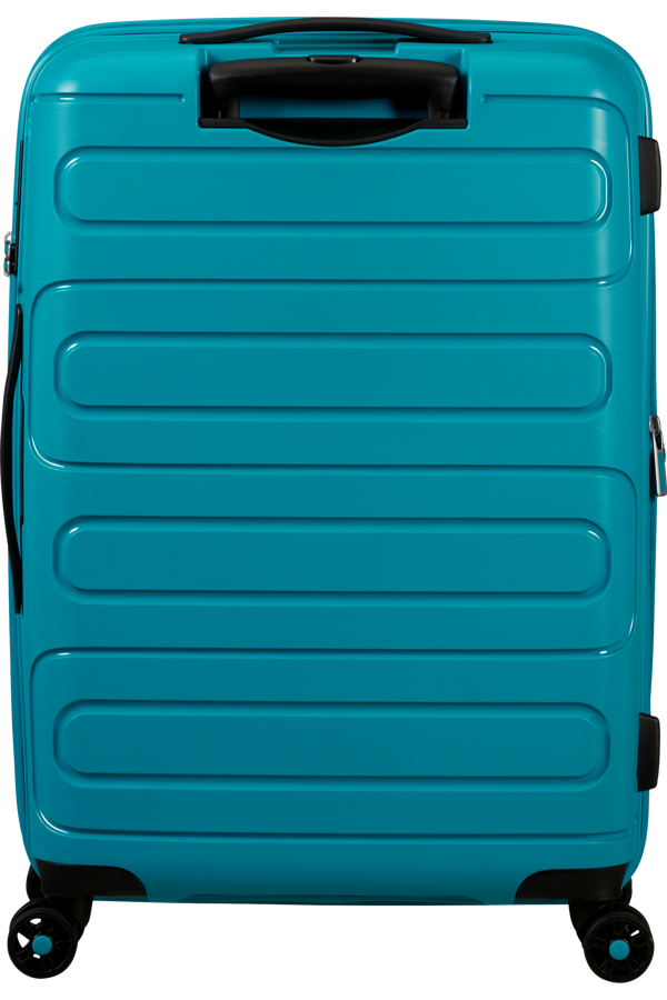 Mala de Viagem Média 68cm Expansível 4 Rodas Azul-Petróleo - Sunside | American Tourister®