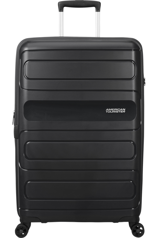 Mala de Viagem Grande 77cm Expansível 4 Rodas Preta - Sunside | American Tourister®
