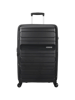 Mala de Viagem Grande 77cm Expansível 4 Rodas Preta - Sunside | American Tourister®