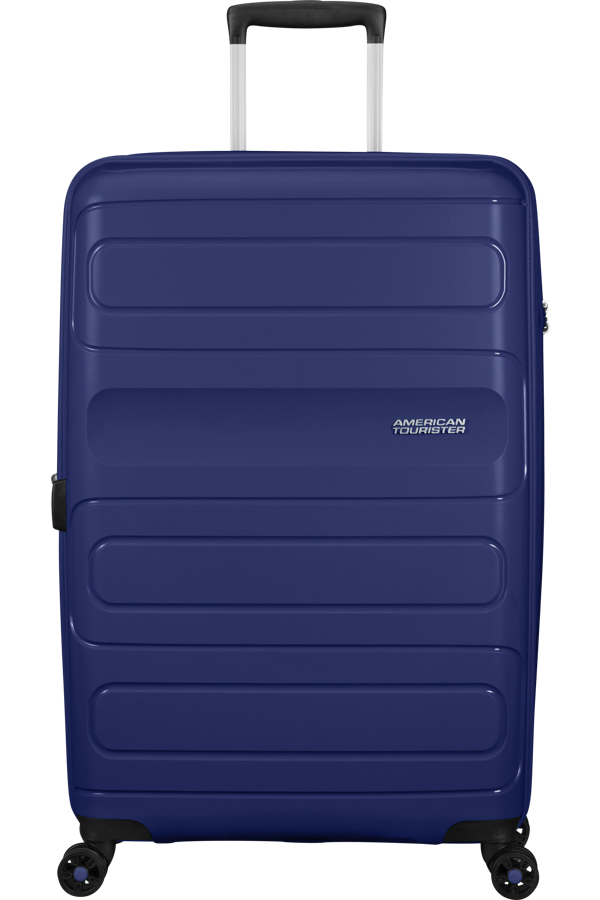 Mala de Viagem Grande 77cm Expansível 4 Rodas Azul Marinho - Sunside | American Tourister®