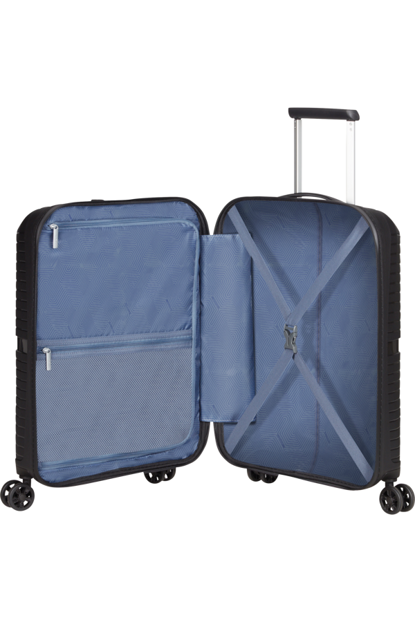 Mala de Cabine Superleve 55cm 4 Rodas Preta - Airconic | American Tourister®