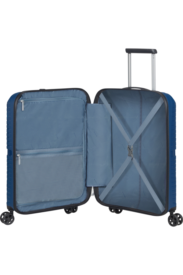 Mala de Cabine Superleve 55cm 4 Rodas Azul Marinho - Airconic | American Tourister®