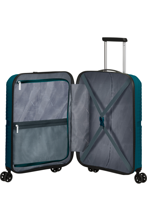 Mala de Cabine Superleve 55cm 4 Rodas Azul Oceano - Airconic | American Tourister®