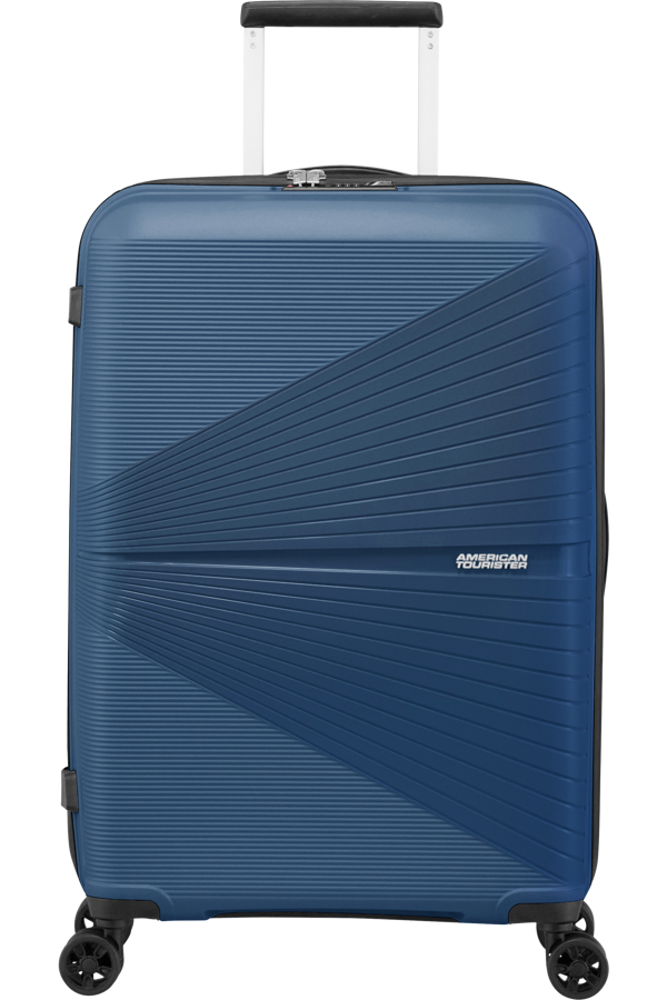 Mala de Viagem Superleve Média 67cm 4 Rodas Azul Marinho - Airconic | American Tourister®