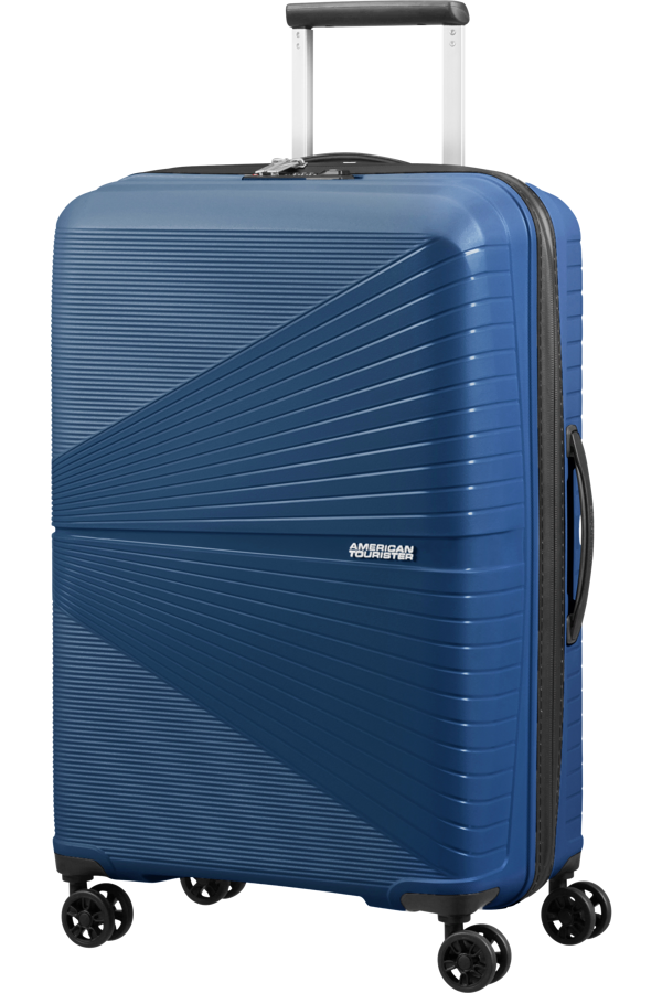 Mala de Viagem Superleve Média 67cm 4 Rodas Azul Marinho - Airconic | American Tourister®