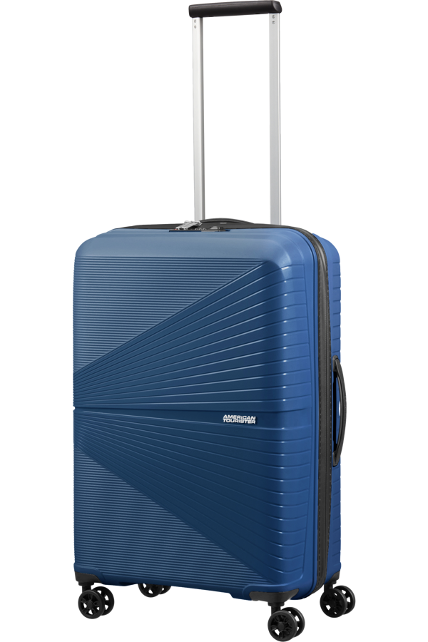 Mala de Viagem Superleve Média 67cm 4 Rodas Azul Marinho - Airconic | American Tourister®