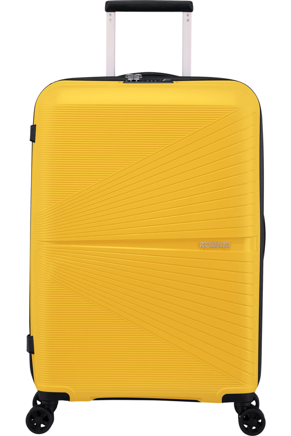 Mala de Viagem Superleve Média 67cm 4 Rodas Amarelo - Airconic | American Tourister®
