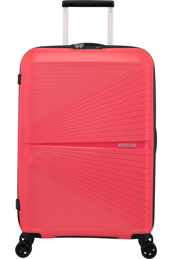 Mala de Viagem Superleve Média 67cm 4 Rodas Rosa - Airconic | American Tourister®