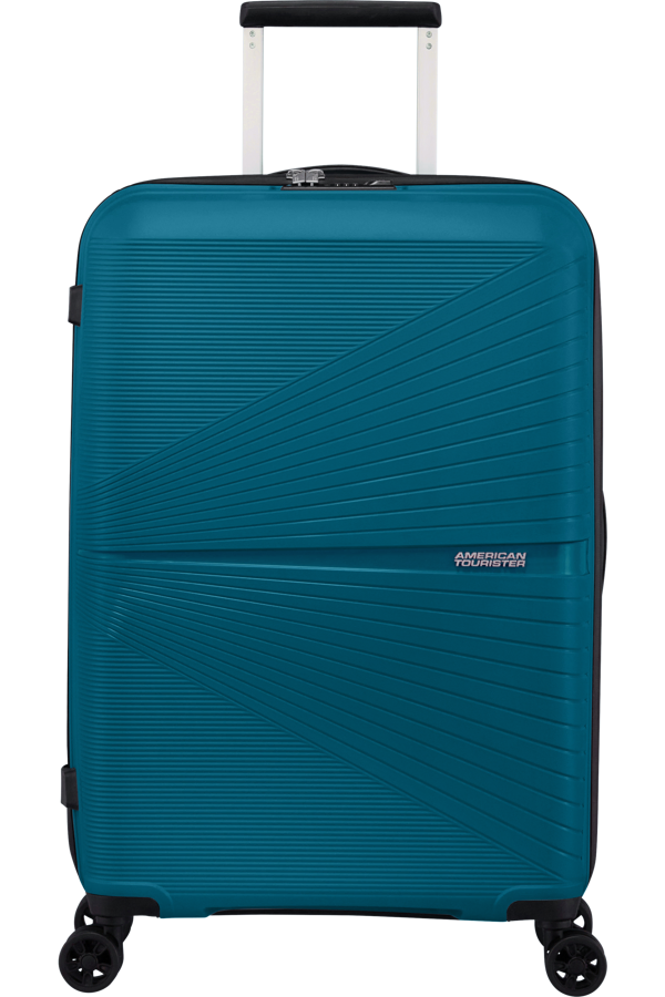 Mala de Viagem Superleve Média 67cm 4 Rodas Azul Oceano - Airconic | American Tourister®