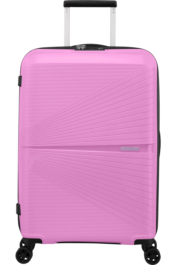Mala de Viagem Superleve Média 67cm 4 Rodas Limonada Rosa - Airconic | American Tourister®