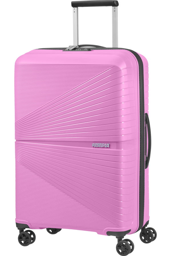 Mala de Viagem Superleve Média 67cm 4 Rodas Limonada Rosa - Airconic | American Tourister®