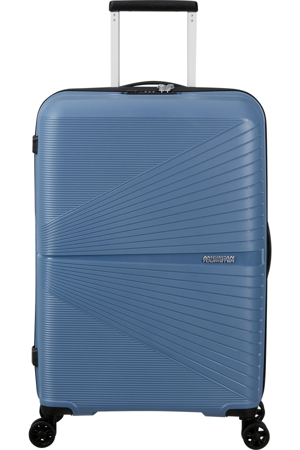 Mala de Viagem Superleve Média 67cm 4 Rodas Azul-Coroa - Airconic | American Tourister®