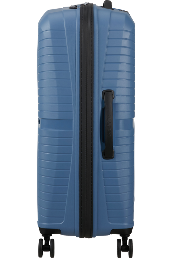 Mala de Viagem Superleve Média 67cm 4 Rodas Azul-Coroa - Airconic | American Tourister®
