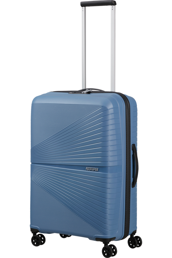 Mala de Viagem Superleve Média 67cm 4 Rodas Azul-Coroa - Airconic | American Tourister®