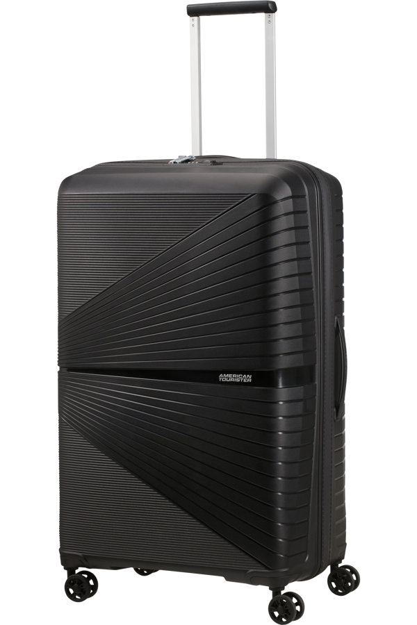 Mala de Viagem Superleve Grande 77cm 4 Rodas Preta - Airconic | American Tourister®