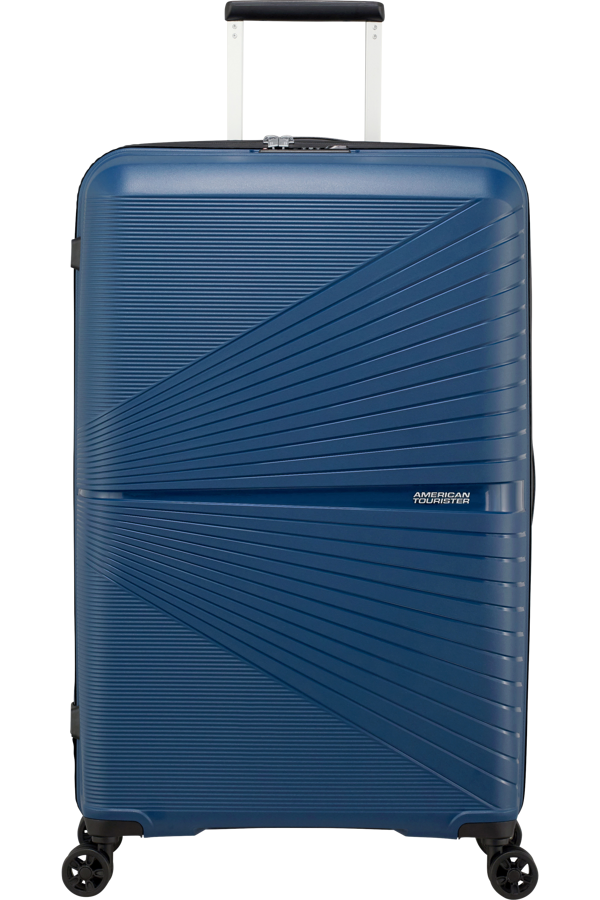 Mala de Viagem Superleve Grande 77cm 4 Rodas Azul Marinho - Airconic | American Tourister®