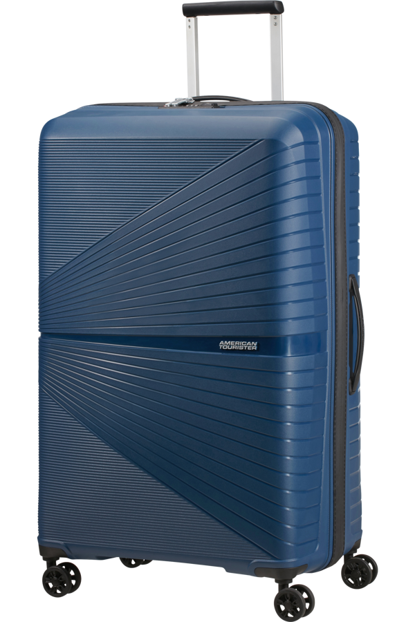 Mala de Viagem Superleve Grande 77cm 4 Rodas Azul Marinho - Airconic | American Tourister®