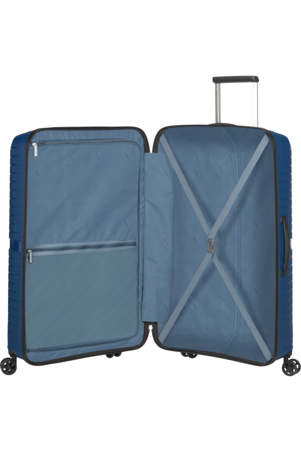 Mala de Viagem Superleve Grande 77cm 4 Rodas Azul Marinho - Airconic | American Tourister®