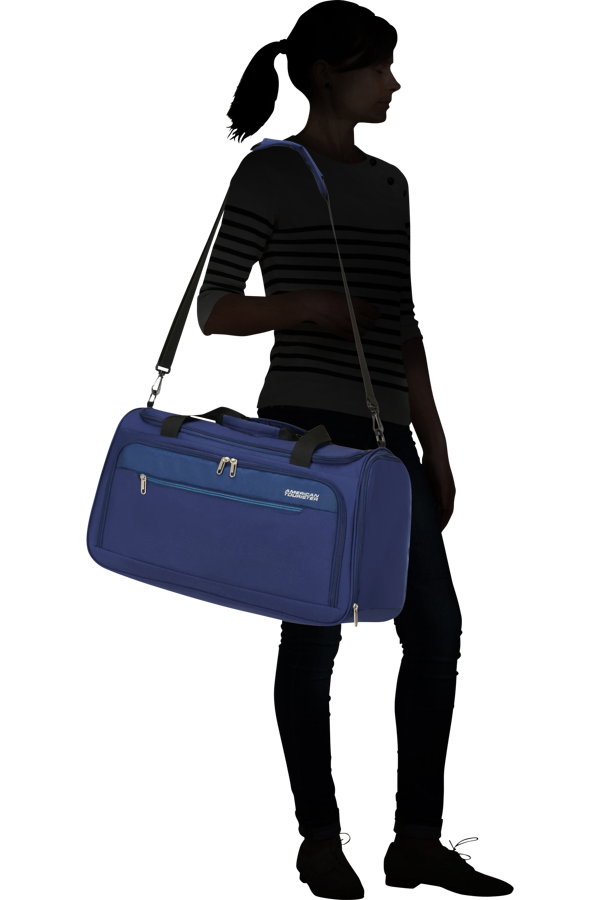 Saco de Viagem 55cm Azul - Heat Wave | American Tourister