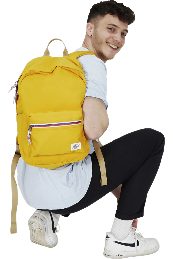 Mochila Casual Repelente á Água Amarela - Upbeat | American Tourister