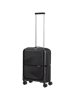 Mala de Cabine Superleve 55cm 4 Rodas com Bolso para Portátil 15.6 Preto Ónix - Airconic | American