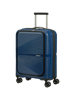 Mala de Cabine Superleve 55cm 4 Rodas com Bolso para Portátil 15.6 Azul Meia-Noite - Airconic | Ame