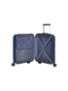 Mala de Cabine Superleve 55cm 4 Rodas com Bolso para Portátil 15.6 Azul Meia-Noite - Airconic | Ame