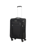 Mala de Viagem Média 67cm Expansível 4 Rodas Preto/Cinza - Crosstrack | American Tourister