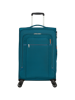 Mala de Viagem Média 67cm Expansível 4 Rodas Azul Marinho/Laranja - Crosstrack | American Tourister