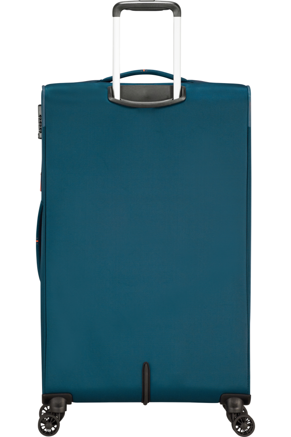 Mala de Viagem Grande 79cm Expansível 4 Rodas Azul Marinho/Laranja - Crosstrack | American Tourister