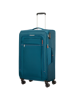 Mala de Viagem Grande 79cm Expansível 4 Rodas Azul Marinho/Laranja - Crosstrack | American Tourister