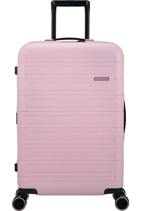Mala de Viagem Média 67cm Expansível 4 Rodas Rosa Mate - Novastream | American Tourister
