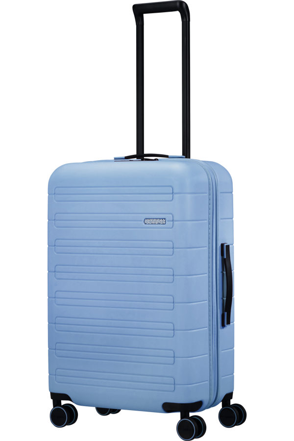 Mala de Viagem Média 67cm Expansível 4 Rodas Azul Pastel - Novastream | American Tourister