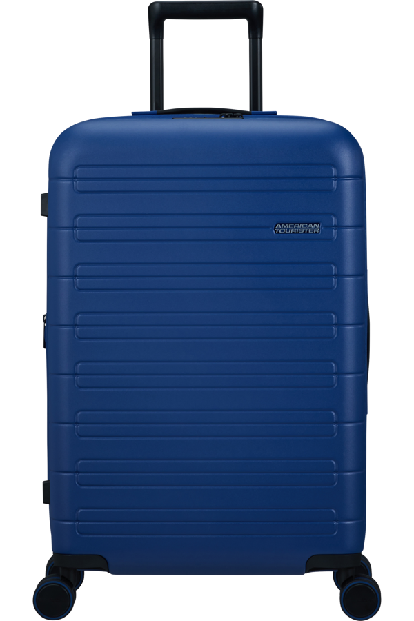 Mala de Viagem Média 67cm Expansível 4 Rodas Azul Marinho - Novastream | American Tourister