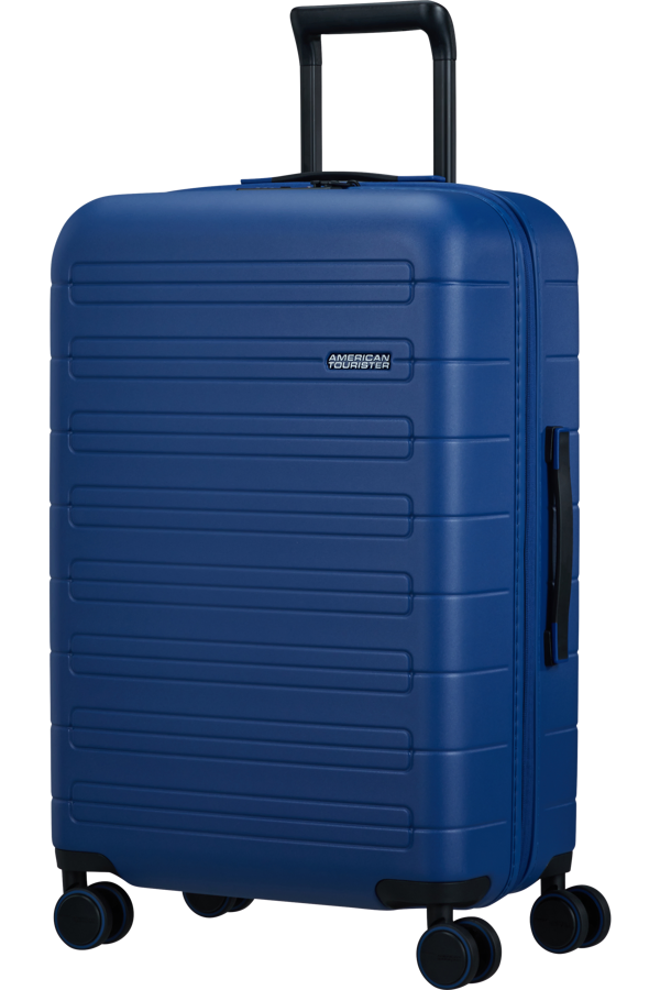 Mala de Viagem Média 67cm Expansível 4 Rodas Azul Marinho - Novastream | American Tourister
