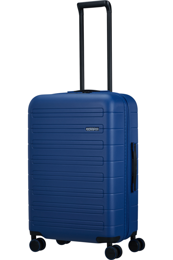 Mala de Viagem Média 67cm Expansível 4 Rodas Azul Marinho - Novastream | American Tourister