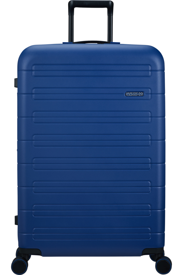 Mala de Viagem Grande 77cm Expansível 4 Rodas Azul Marinho - Novastream | American Tourister