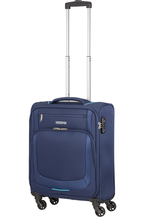 Mala de Cabine 55cm 4 Rodas Azul Escuro/Azul - Summer Session | American Tourister