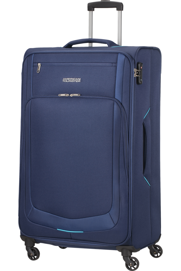 Mala de Viagem Grande 80cm 4 Rodas Azul Escuro/Azul - Summer Session | American Tourister