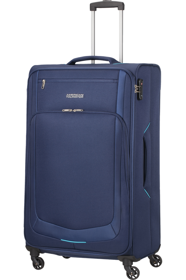 Mala de Viagem Grande 80cm 4 Rodas Azul Escuro/Azul - Summer Session | American Tourister