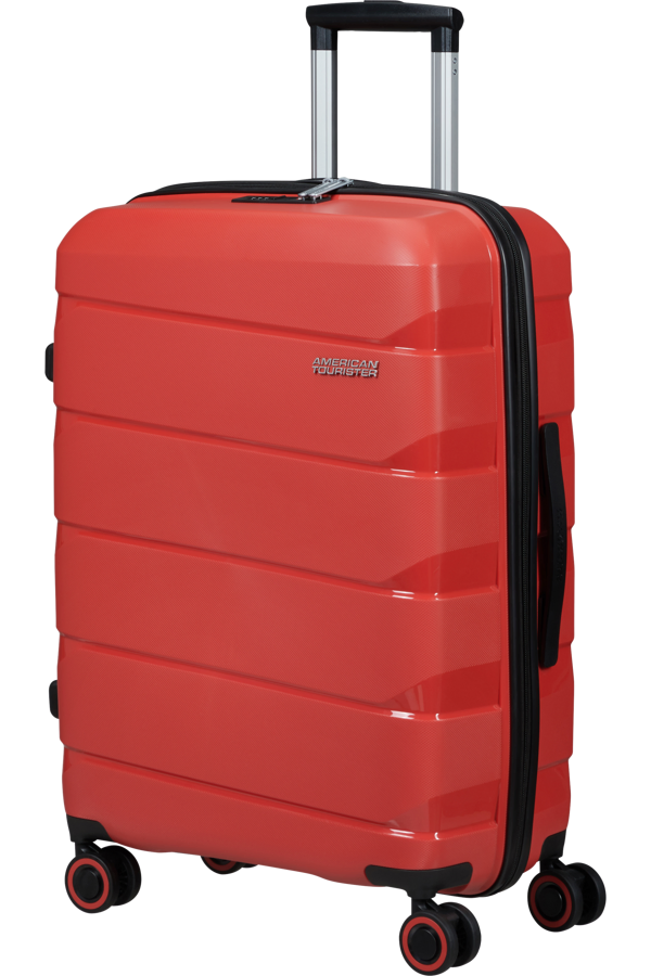 Mala de Viagem Média 66cm 4 Rodas Vermelho Coral - Air Move | American Tourister
