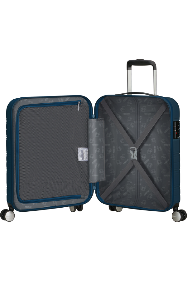 Mala de Cabine 55cm 4 Rodas Azul-Marinho - High Turn | American Tourister