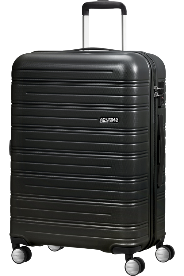 Mala de Viagem Média 67cm 4 Rodas Preto Universo - High Turn | American Tourister