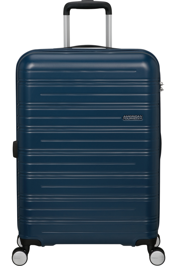 Mala de Viagem Média 67cm 4 Rodas Azul-Marinho - High Turn | American Tourister
