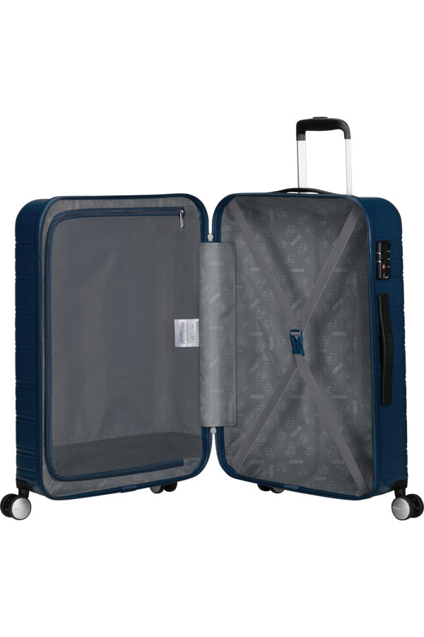 Mala de Viagem Média 67cm 4 Rodas Azul-Marinho - High Turn | American Tourister