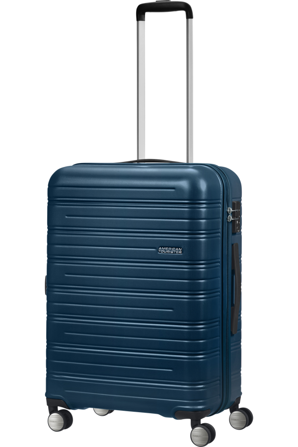 Mala de Viagem Média 67cm 4 Rodas Azul-Marinho - High Turn | American Tourister