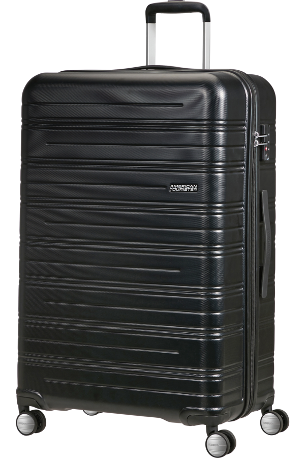 Mala de Viagem Grande 77cm 4 Rodas Preto Universo - High Turn | American Tourister