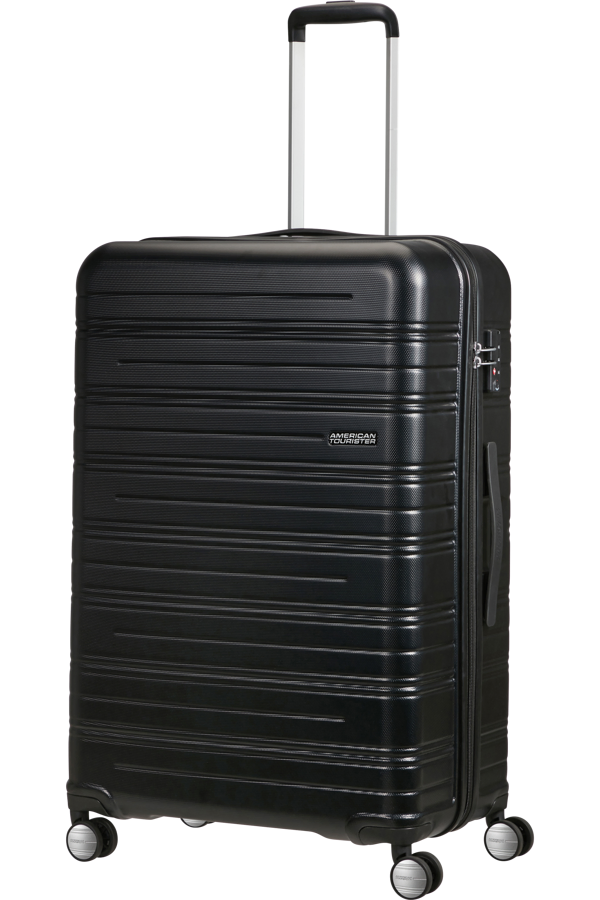 Mala de Viagem Grande 77cm 4 Rodas Preto Universo - High Turn | American Tourister
