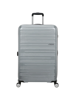 Mala de Viagem Grande 77cm 4 Rodas Prateada - High Turn | American Tourister