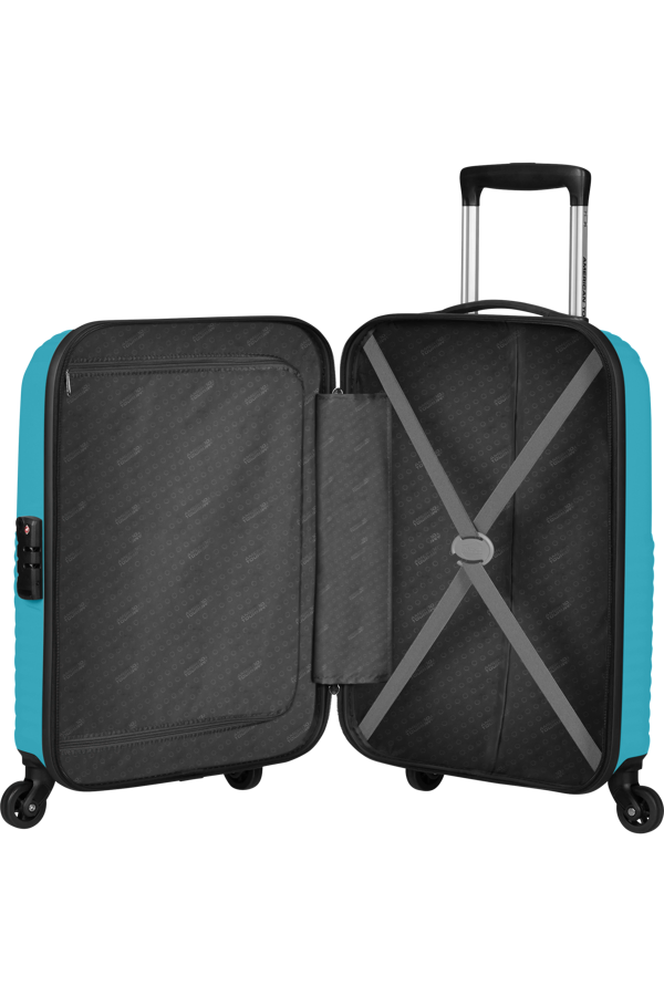Mala de Cabine 55cm 4 Rodas Azul Claro - AT Zakk | American Tourister